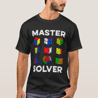 Master Solver  Speedcubing Speedsolving Cuber T Shirt