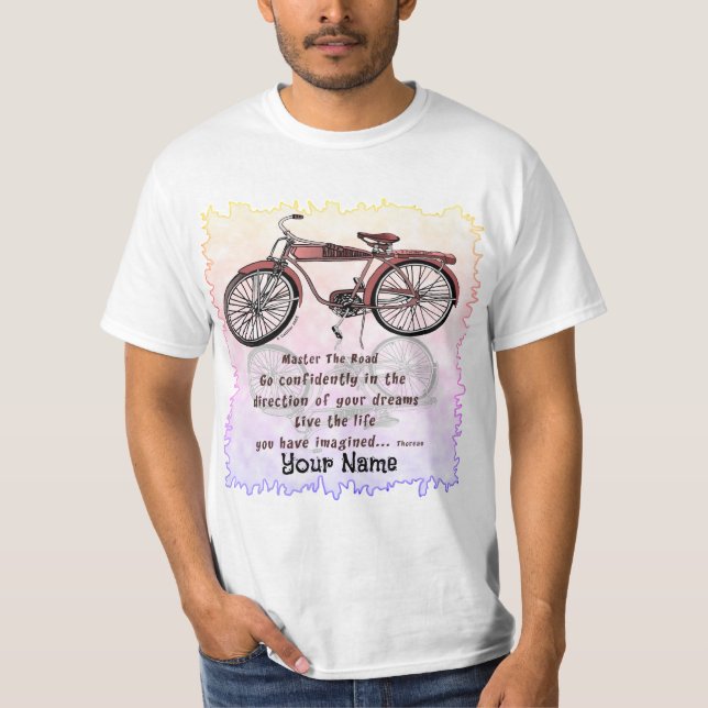 Master the Road Bike  t-shirt (Framsida)