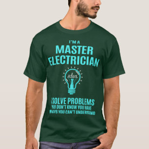 Masterelektriker I Lös problem - Gift-artikel T Shirt
