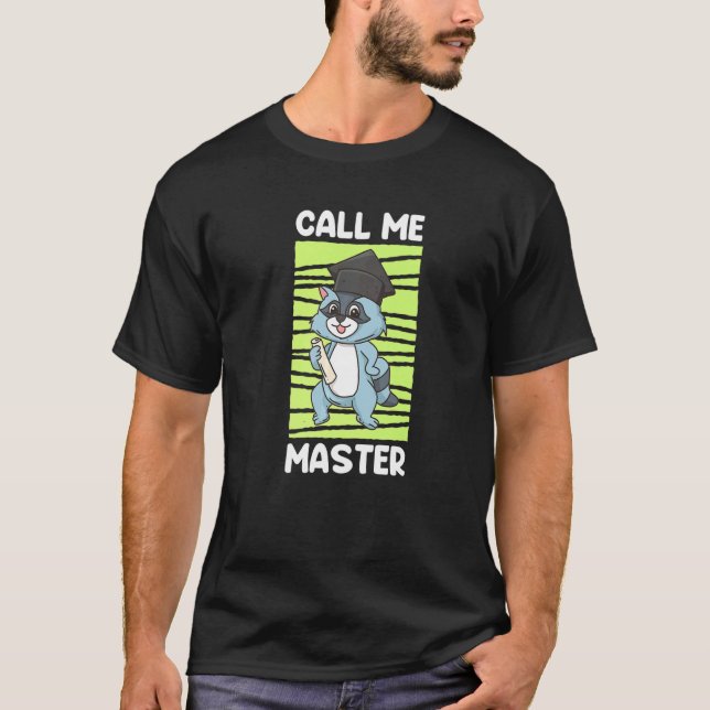 Masterexamen 2022 Ring mig Master T Shirt (Framsida)
