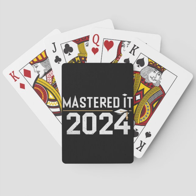 Masterexamen 2024 magisterexamen casinokort (Baksidan)