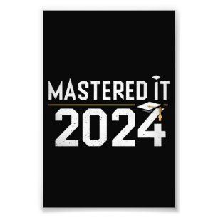 Masterexamen 2024 magisterexamen fototryck