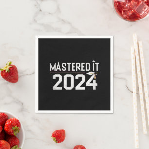 Masterexamen 2024 magisterexamen pappersservett