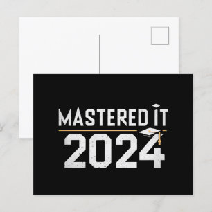 Masterexamen 2024 magisterexamen vykort