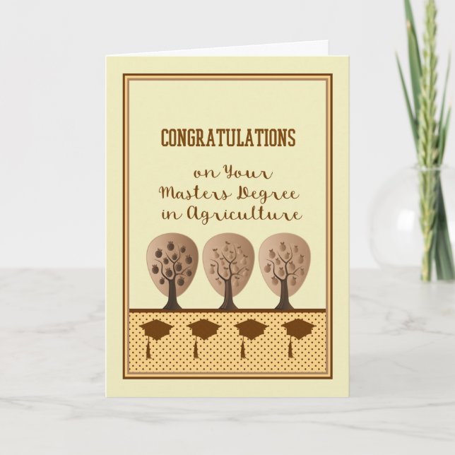 Masterexamen i jordbruk kort (Framsida)