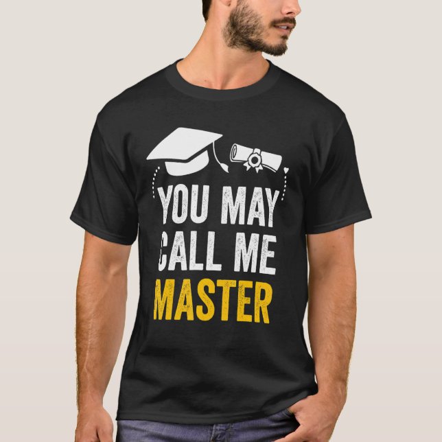 Masterexamen i Studenten 2022 Du kan kalla mig Mas T Shirt (Framsida)