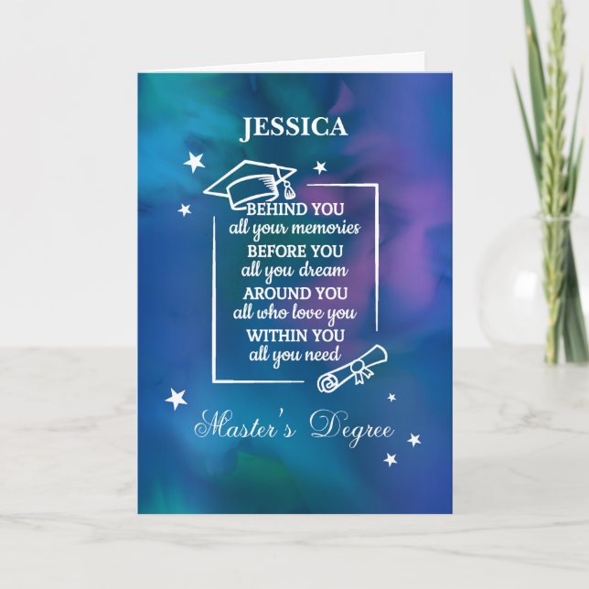 Mästerexamen i Studenten Kort (Framsida)