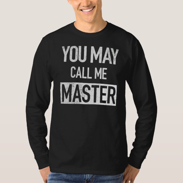Masterexamen i Studenten Ring mig Mba T Shirt (Framsida)