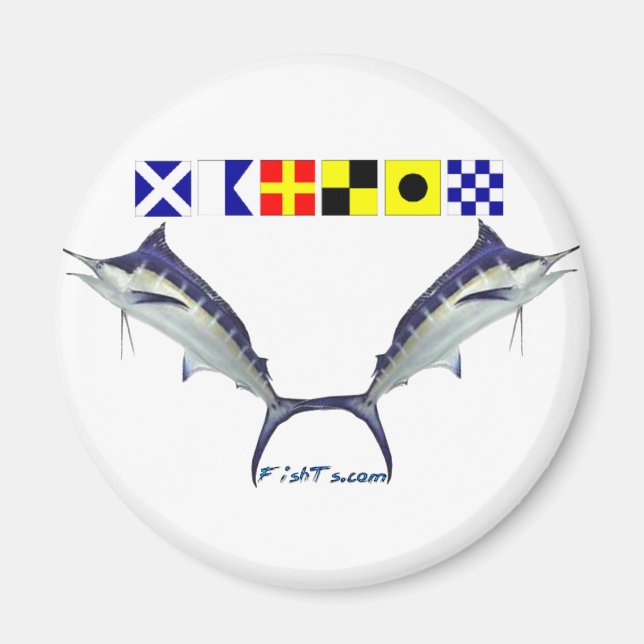 Masterfull Marlin Jumping Gamefish Magnet (Framsidan)