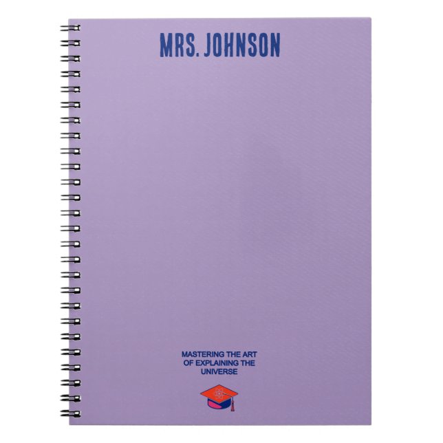 Mastering Art Of Explaining The Universe Anteckningsbok (Framsidan)