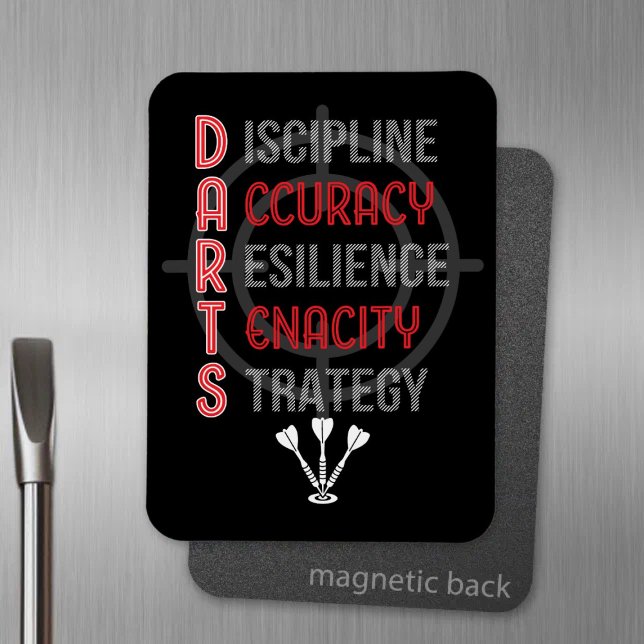 Mastering DARTS: The Core Principals - Dart Player Magnet (Skapare uppladdad)