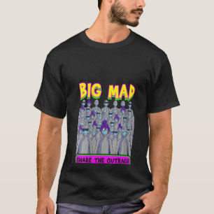 Mästernota för kvinnans stora MAD NPC-Grått, folkm T Shirt