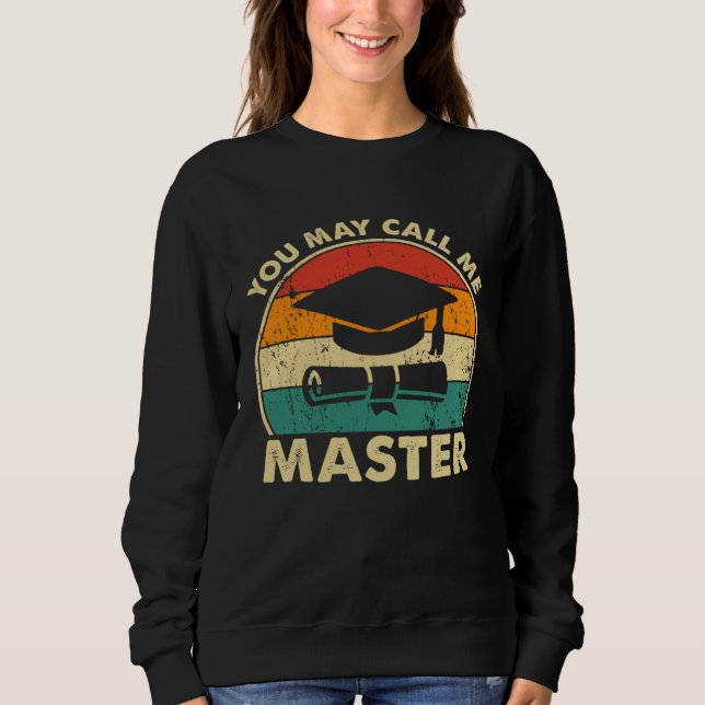 Masters Degree Designs For Men Women MBA Education T Shirt (Framsida)