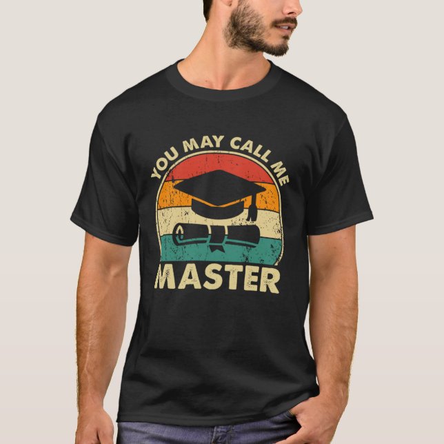 Masters Degree Designs For Men Women MBA Education T Shirt (Framsida)