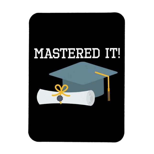 Masters Degree Studenten MBA MSW Grad Gift Magnet (Vertikal)