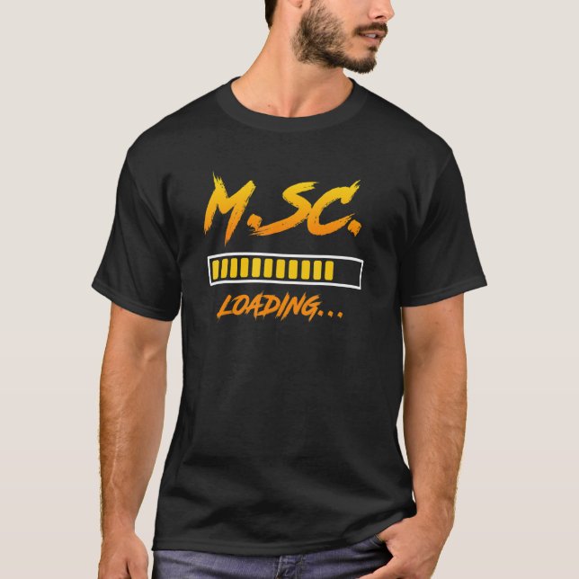 Master's Graree loading Master of Science 2 T Shirt (Framsida)