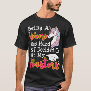 Masters i Studenten MSW MBA Gift T Shirt