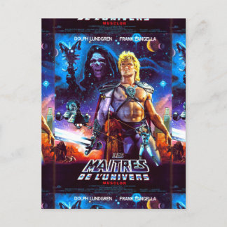 Masters Of The Universe 80s Movie He Man Scifi Helg Vykort