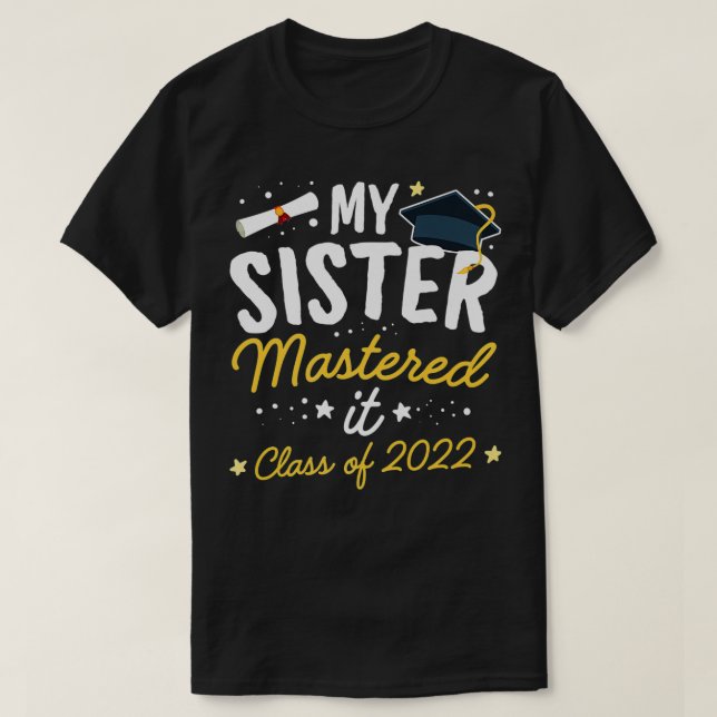 Masters Studenten i min syster har härdat i klasse T Shirt (Design framsida)
