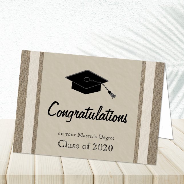 Masters Studenten-kort Kort (Skapare uppladdad)