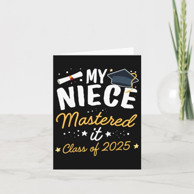 Masters Studenten min dotter har förlöjligat det 2 Kort (Framsida)