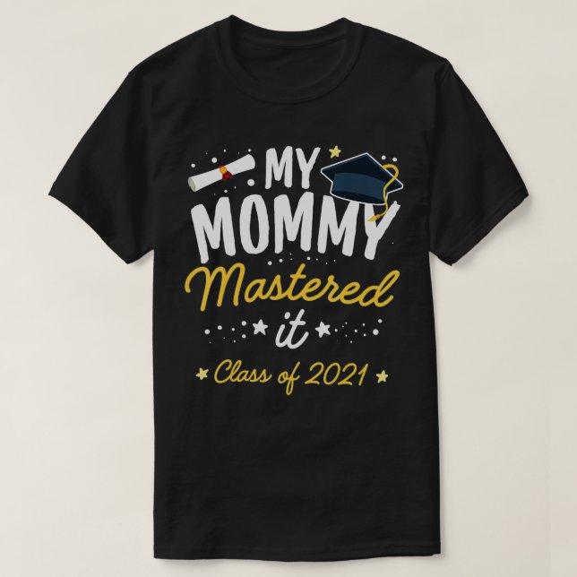 Masters Studenten Tee My Mamma har härdat IT-klass (Design framsida)