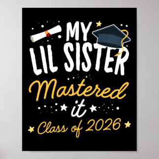 Mastersexamen Min lilla syster klarade det Cl Of Poster