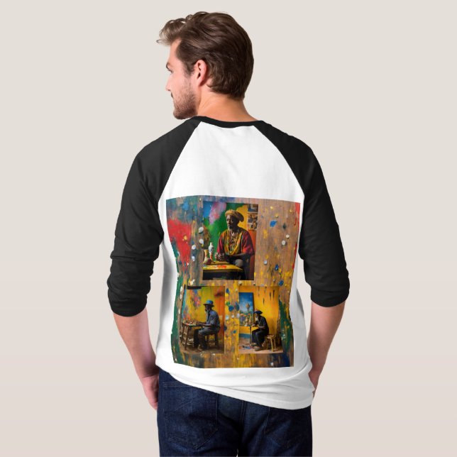 **"Mastersinne: A Strange African Scholar"** T Shirt (Hel baksida)