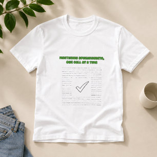 Mästerskap för kalkylblad Dataanalytiker Progressi T Shirt