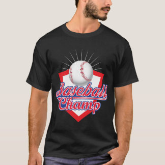 Mästerskap på Matchdagen – Jag är Basebollmästare T Shirt