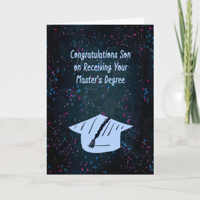 Mästerstyrkort för Son Confetti-design Kort (Framsida)