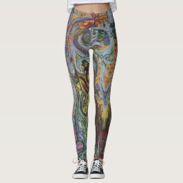 Mästerverk Abstrakt Leggings