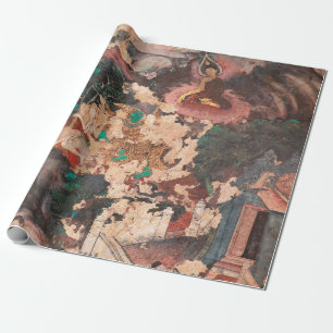 mästerverk i traditionell målning i Thai stil Presentpapper
