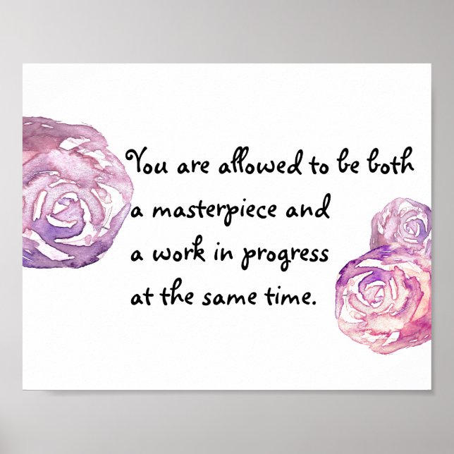 mästerverk och pågående arbete poster (Framsidan)