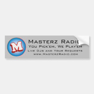 Masterz Bumper Sticker Bildekal