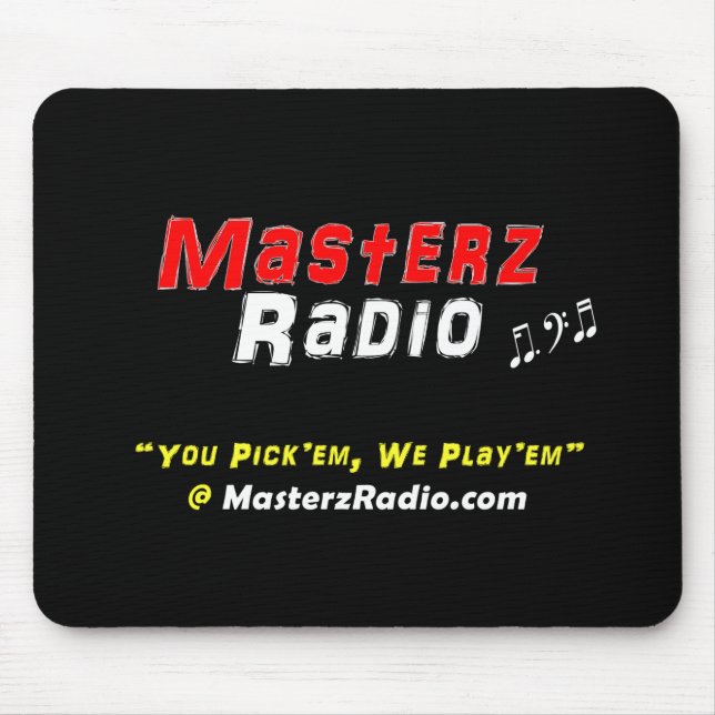 Masterz radiosände Mousepad Musmatta (Framsidan)