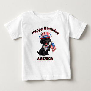 Mastiff (2ac) Patriotisk Barn T-Shirt