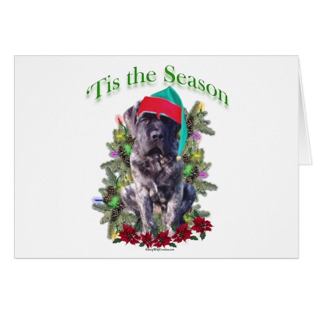 Mastiff 3 "Tis Hälsningskort (Framsidan Horizontal)