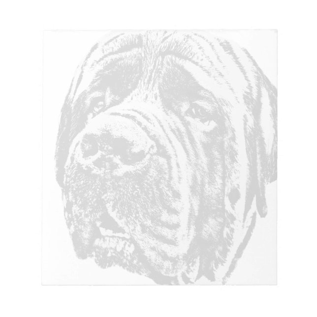 Mastiff Anteckningsblock (Framsida)