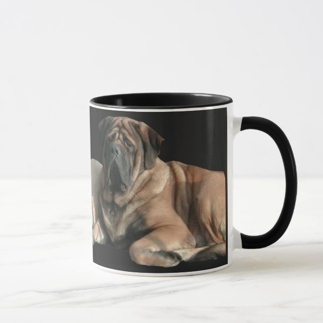 Mastiff beste Freunde Mugg (Höger)