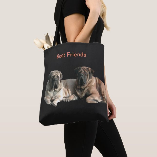Mastiff beste Freunde Tygkasse (Närbild)