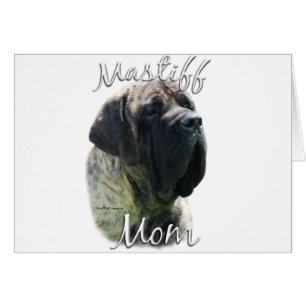 Mastiff (brindle) Mamma 2 Hälsningskort