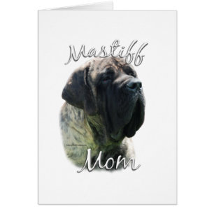 Mastiff (brindle) Mamma 2 Hälsningskort