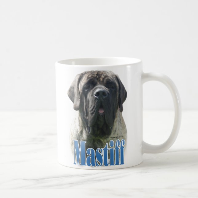 Mastiff (brindle) Namn Kaffemugg (Höger)