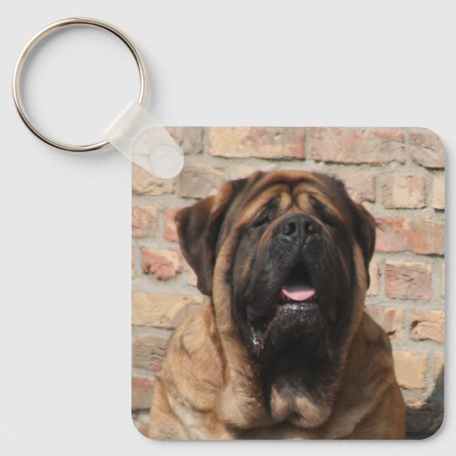  Mastiff englische Dogge Vatertag  Nyckelring (Framsida)