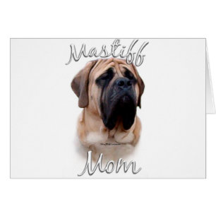 Mastiff (fawn) Mamma 2 Hälsningskort