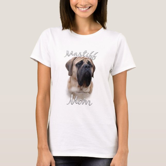 Mastiff (fawn) Mamma 2 T-shirt (Framsida)