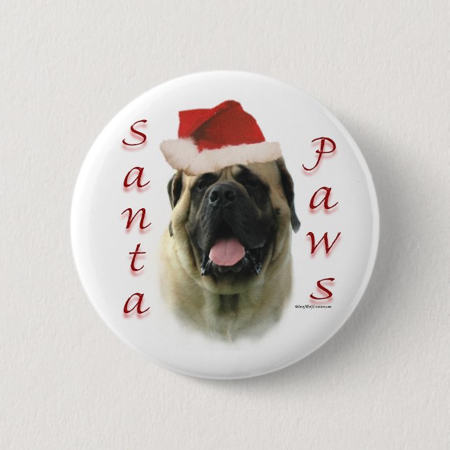 Mastiff (fawn) Santa Tassar Knapp (Framsida)