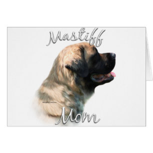 Mastiff (fluffy) Mamma 2 Hälsningskort