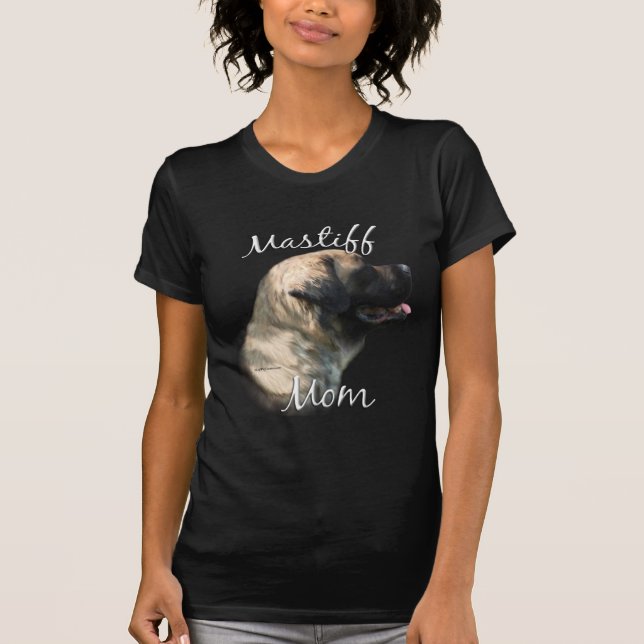 Mastiff (fluffy) Mamma 2 Tee Shirt (Framsida)